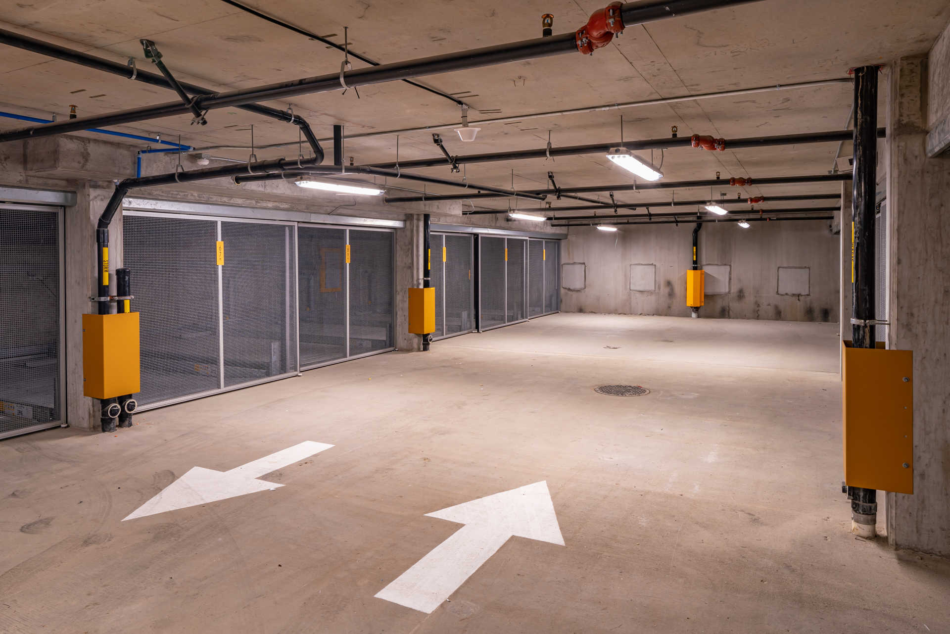 Car parking garage at Ivy Interbay apartments